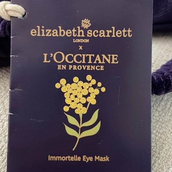 FREE L’Occitane * Elizabeth Scarlett London Collab Velvet Eye Mask w/Lavender - Picture 5 of 8